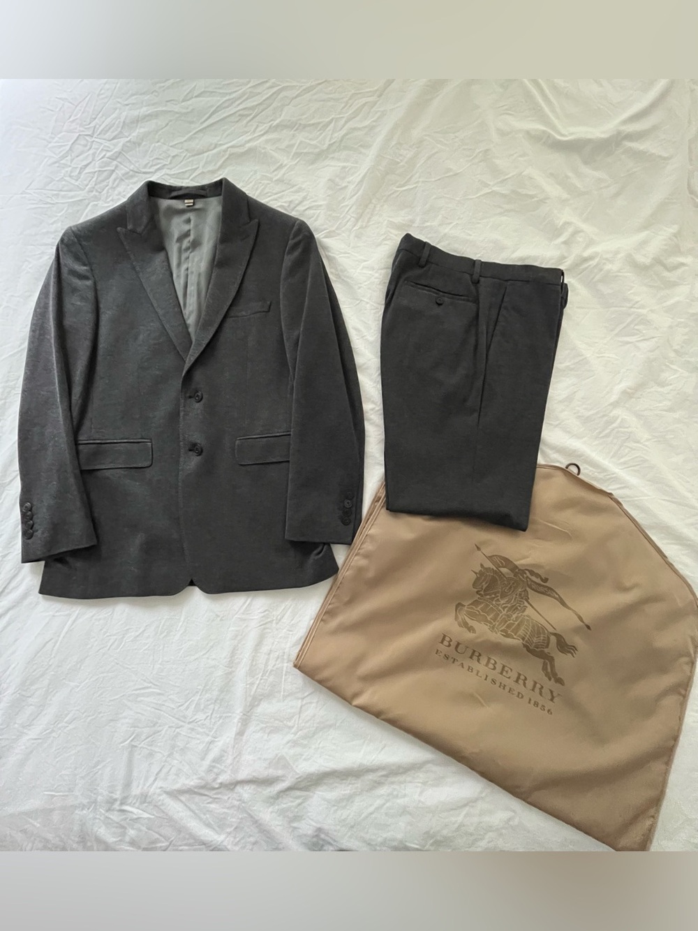 Burberry Dark Grey Slim Fit Suit